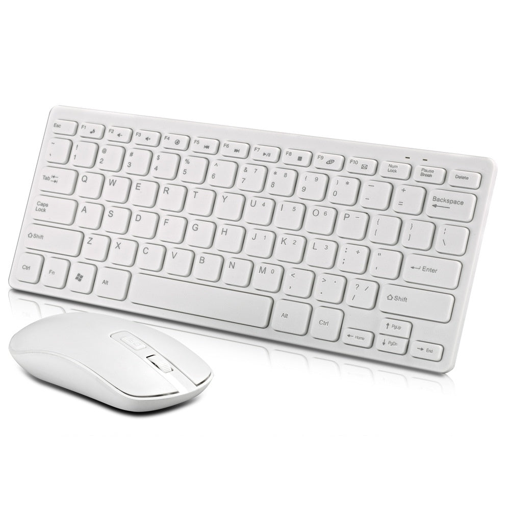 Ensemble clavier et souris sans fil Chocolat USB 1200DPI