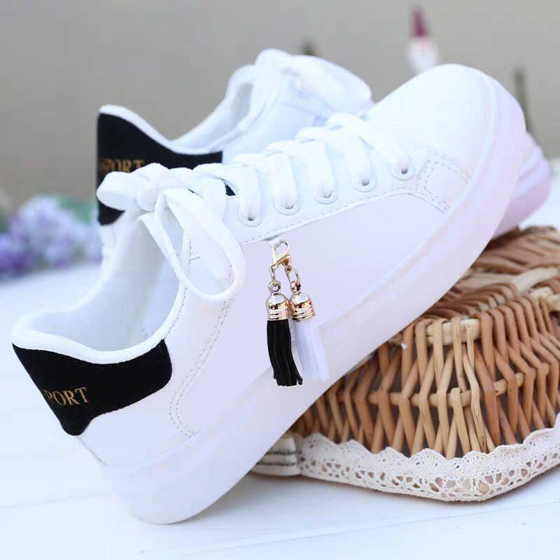 Chaussures de mode en maille blanche respirante pour femmes