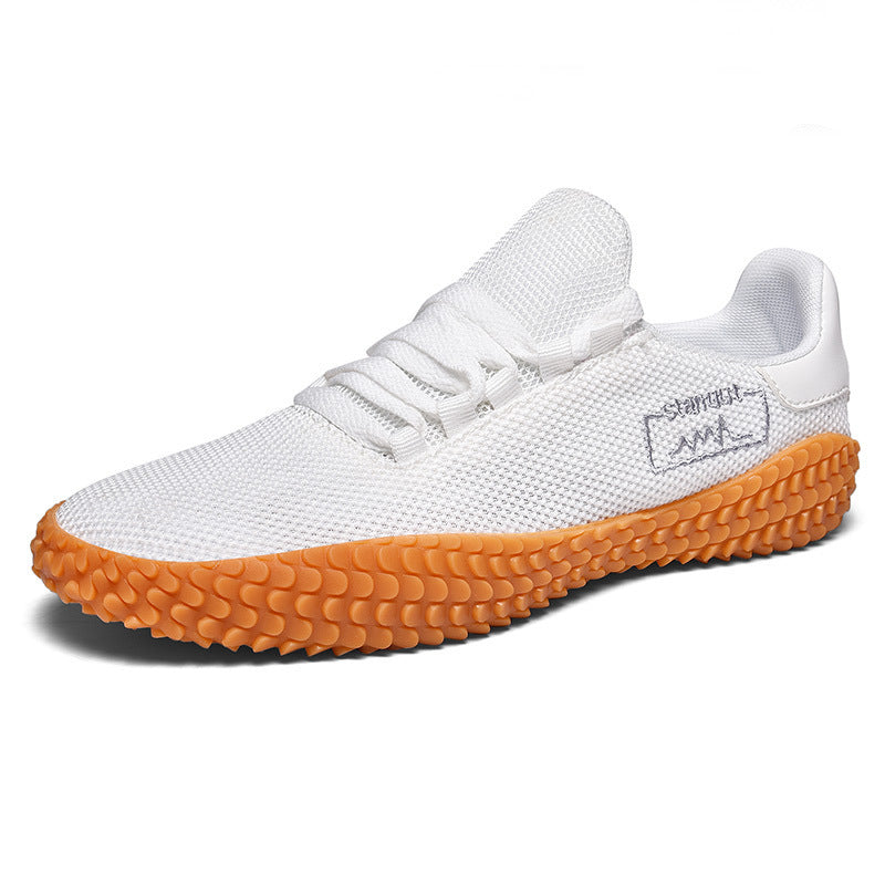 Spring and Summer Flying Woven Casual Shoes Large Men's Shoes Beathable Sneakers