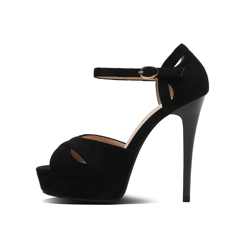 Women's Stiletto Fish Mouth Platform Sandals