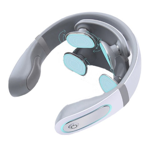 4D Wireless Shiatsu Neck Massager with Deep Kneading & Heat Therapy