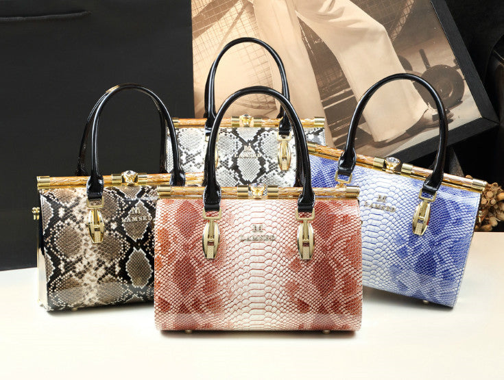 New Fashion Leather Simple Large-Capacity Middle-Aged Mother Bag Handbag