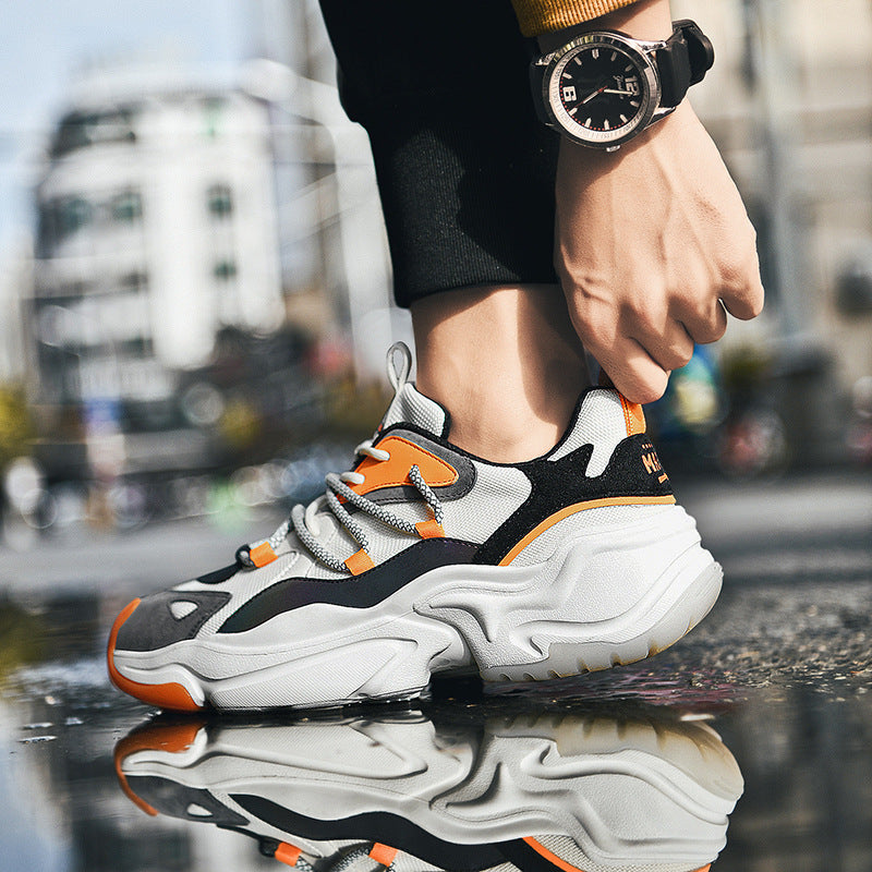 Casual Trend To Wear Thick-soled Men's Shoes