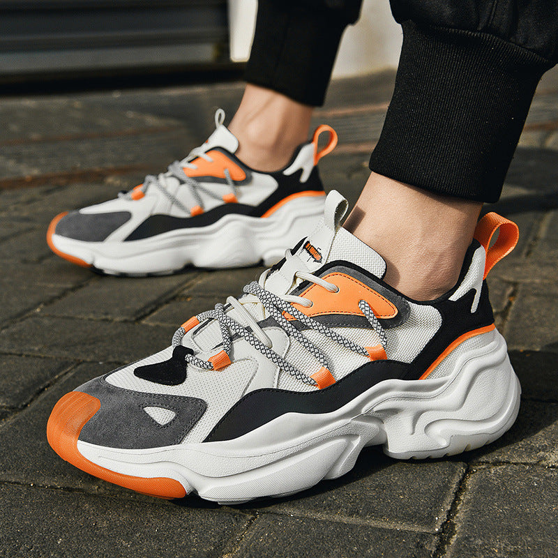Casual Trend To Wear Thick-soled Men's Shoes