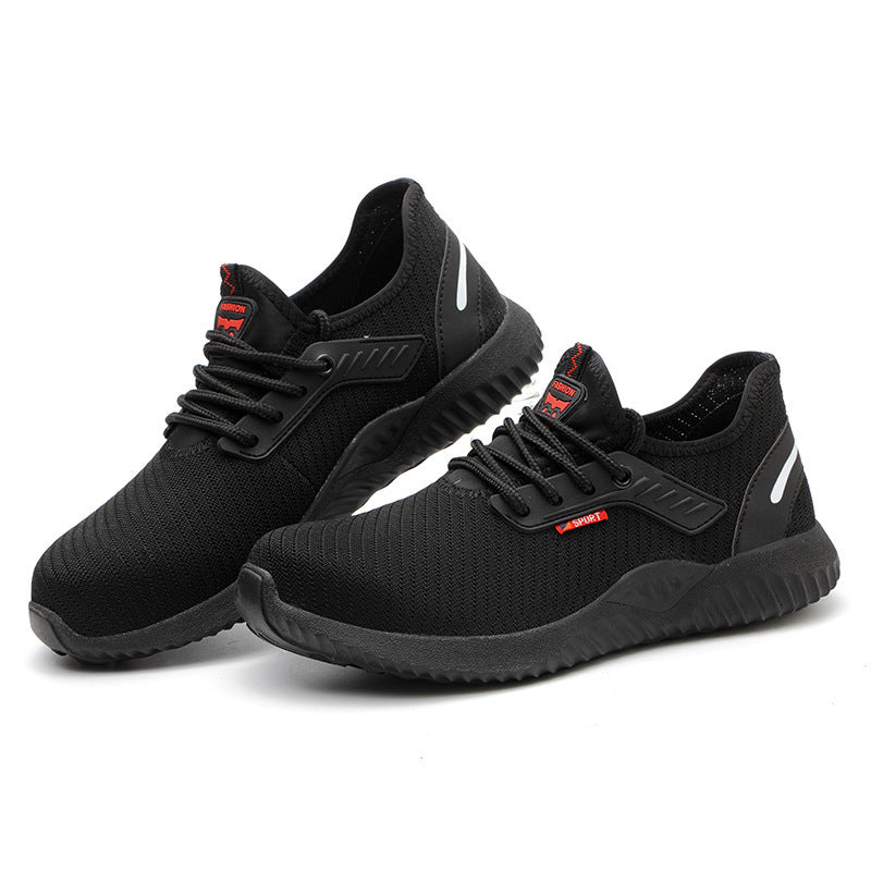 Breathable Steel Toe Safety Shoes Anti-Smashing Work Shoes