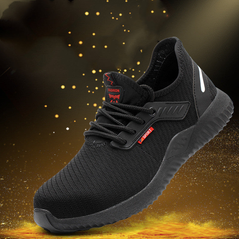 Breathable Steel Toe Safety Shoes Anti-Smashing Work Shoes