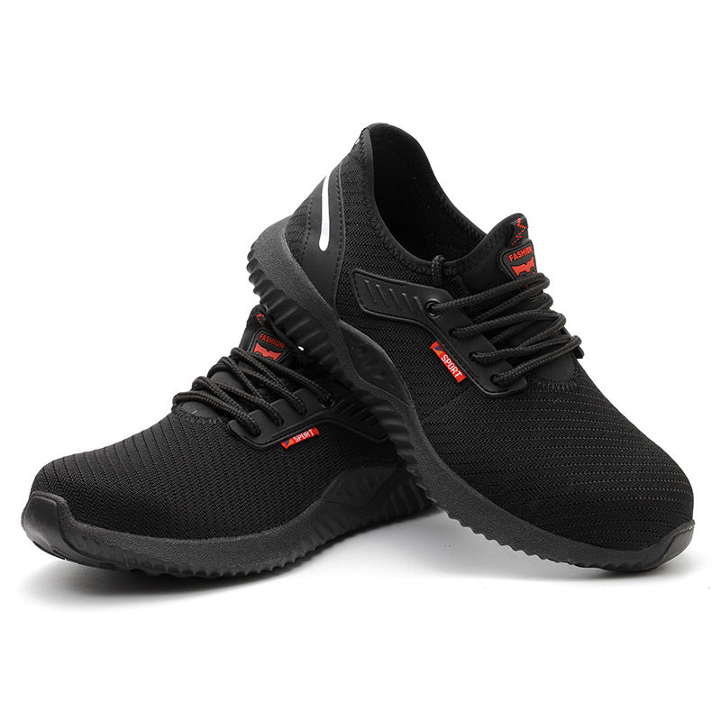 Breathable Steel Toe Safety Shoes Anti-Smashing Work Shoes