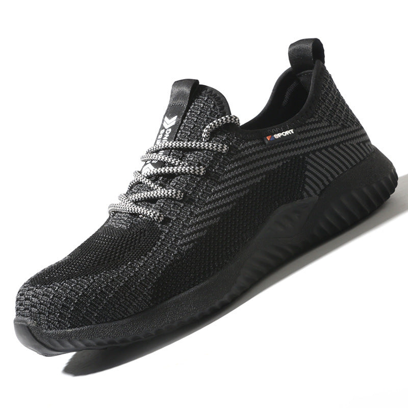 Breathable Steel Toe Safety Shoes Anti-Smashing Work Shoes