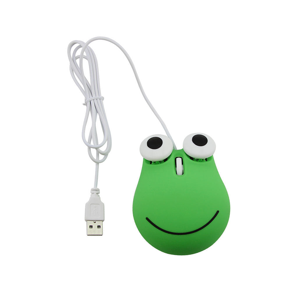 Souris animale filaire mignonne et créative USB 2,4 GHz sans fil