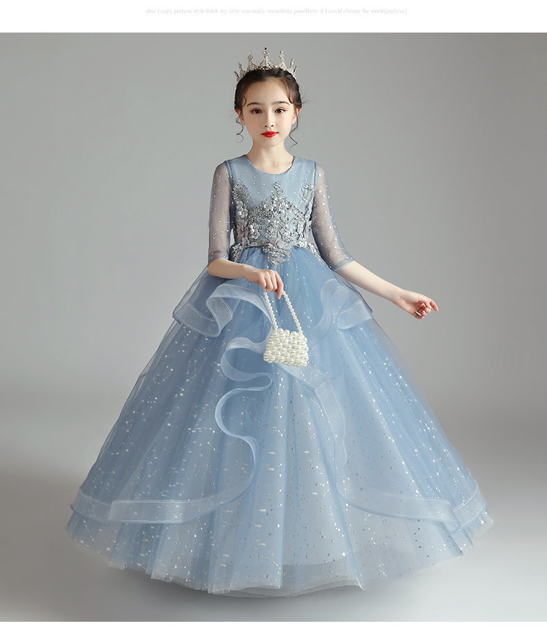 Robe d'enfant, robe de princesse, robe de soirée pour fille