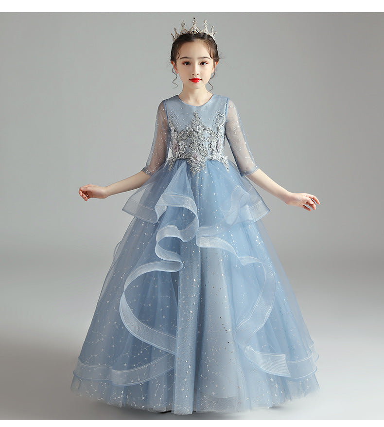 Robe d'enfant, robe de princesse, robe de soirée pour fille