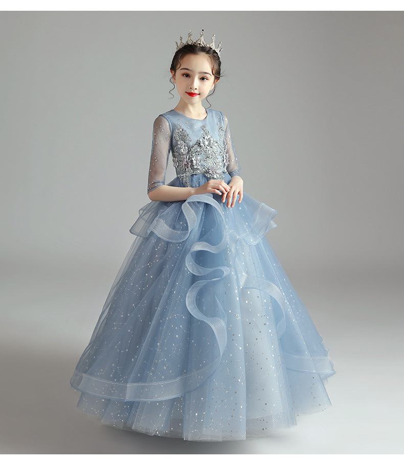 Robe d'enfant, robe de princesse, robe de soirée pour fille