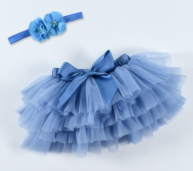 Photo Ins Children'S Clothing Tutu Skirt 0-36 Months Baby Pp Pants Girls Short Skirt Net Gauze Skirt Princess Cake Baby Skirt