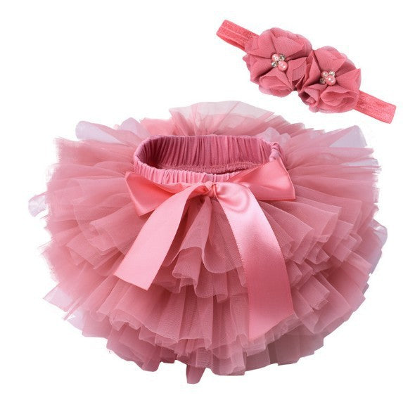 Photo Ins Children'S Clothing Tutu Skirt 0-36 Months Baby Pp Pants Girls Short Skirt Net Gauze Skirt Princess Cake Baby Skirt