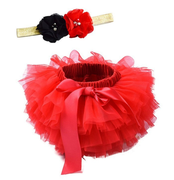 Photo Ins Children'S Clothing Tutu Skirt 0-36 Months Baby Pp Pants Girls Short Skirt Net Gauze Skirt Princess Cake Baby Skirt