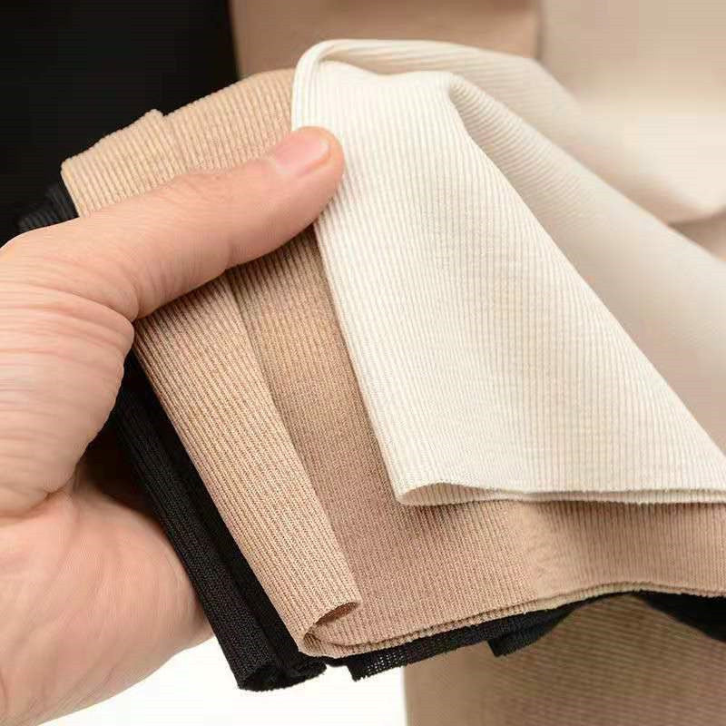 Knit Pants Were Thin And High-waisted Pants Drape Feeling