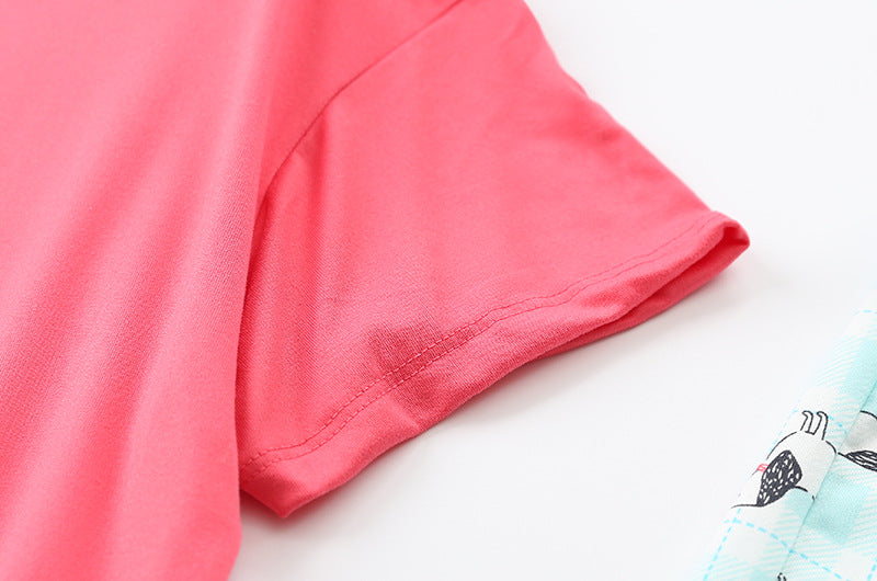 بيجامات مطبوعة برسومات كلاب الداشهند