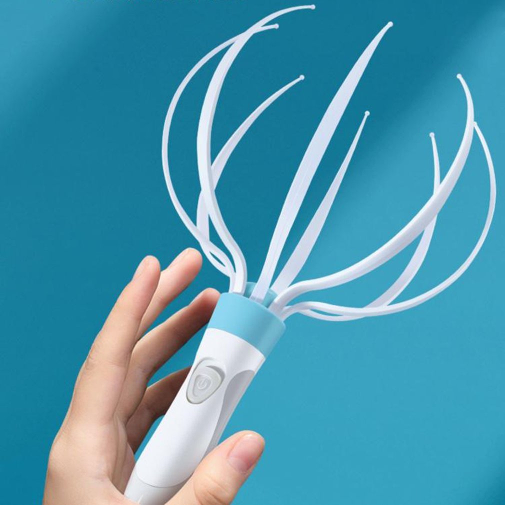Masseur vibrant électrique 8 griffes pour le cuir chevelu et le corps
