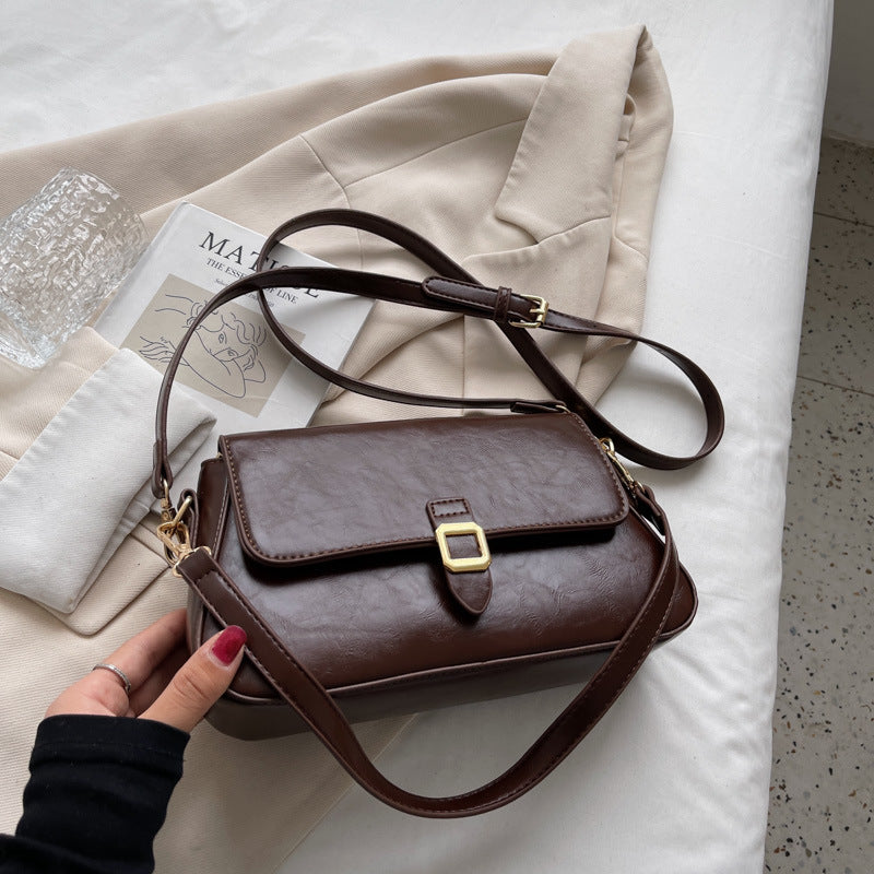 Retro Texture New Simple Fashion One-shoulder Messenger Bag