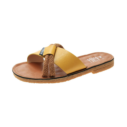 Net Red Flat Sandals And Slippers Women Summer Beach Shoes