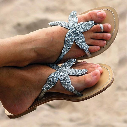 Women’s Beach Starfish Flip Flops