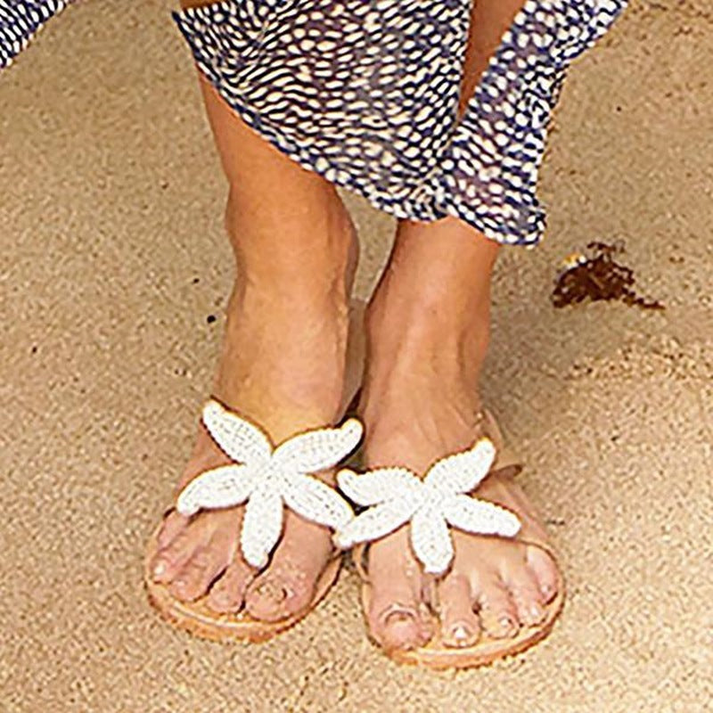 Women’s Beach Starfish Flip Flops