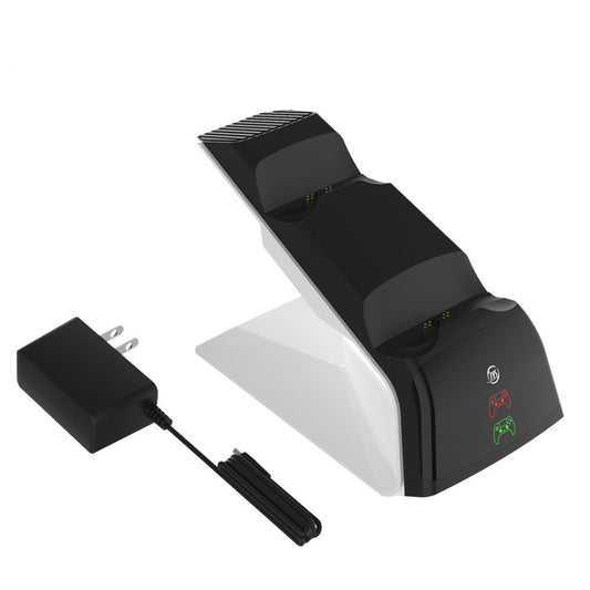 Ps5 Handle Aircraft Double Seat Charging Ps5 Wireless Handle Charger P5 Base Double Charging Contact Charging Fast Charging