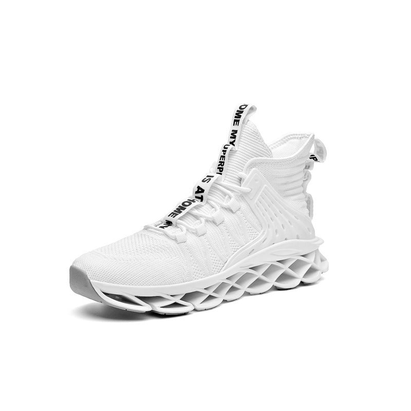 Men's Casual Sports Shoes with TPU Sole and Fly Weave Fabric