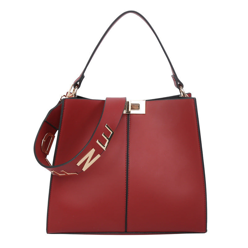 Large Capacity PU Tote Bag for Business Commuting