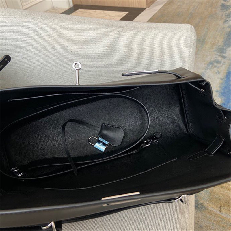 Leather Light Luxury Niche Large-Capacity Handbag