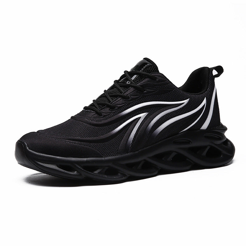 Chaussures de course pour hommes en maille respirante Flywoven avec semelle à lame