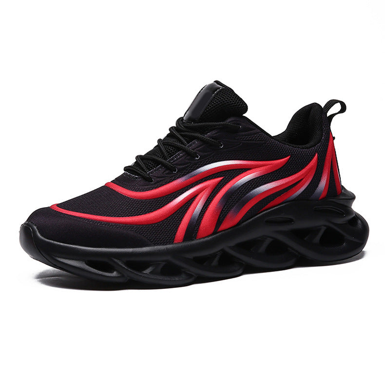 Chaussures de course pour hommes en maille respirante Flywoven avec semelle à lame