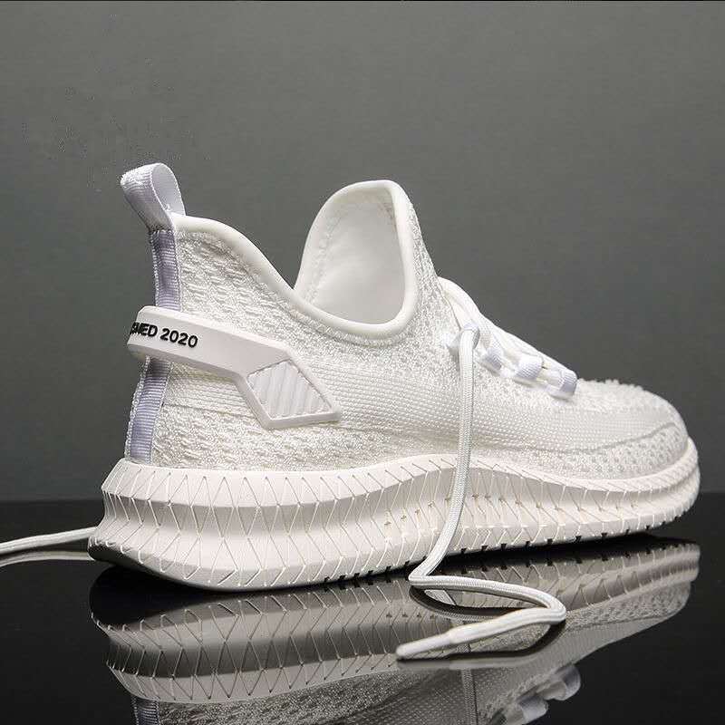 Men's Casual Mesh Shoes with Round Toe, All-Match Style