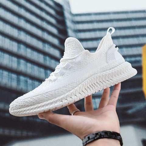 Men's Casual Mesh Shoes with Round Toe, All-Match Style