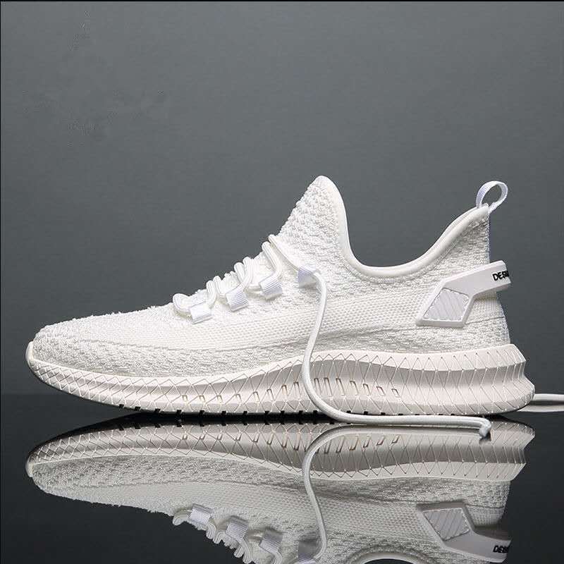 Men's Casual Mesh Shoes with Round Toe, All-Match Style