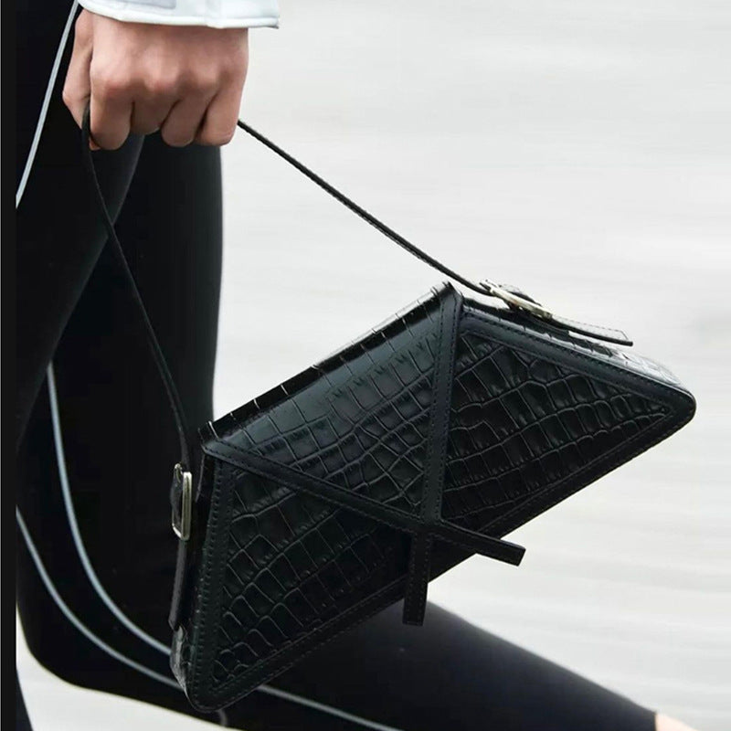 Luxury High-Quality Leather Shoulder Bag with Magnetic Closure