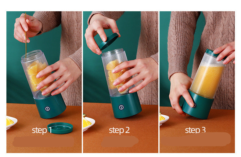Tasse-presse-agrumes portable rechargeable Petite machine à jus de fruits portable