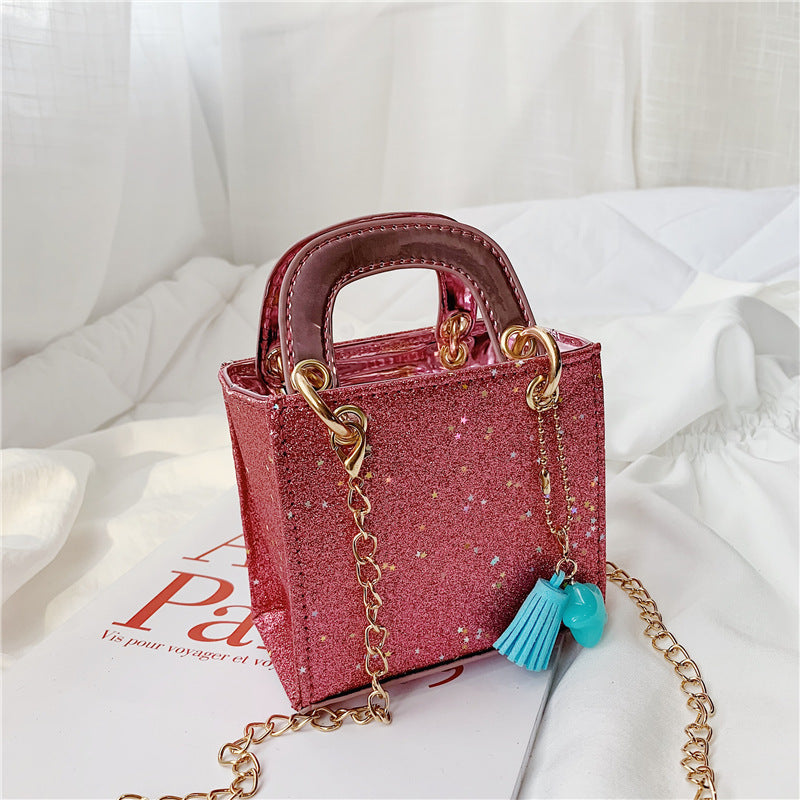 Children's sequined shoulder bag