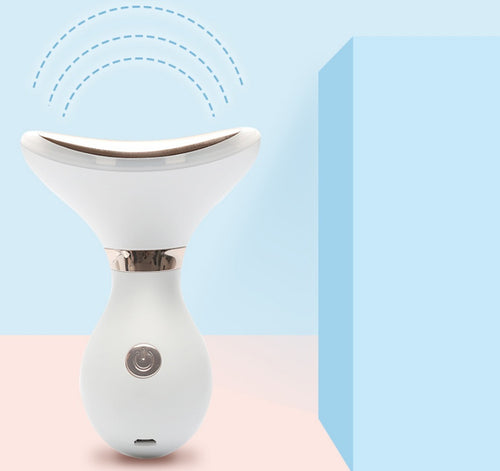 Neck Beauty Instrument with Infrared & Ultrasonic Massage to Remove Nasolabial and Neck Lines