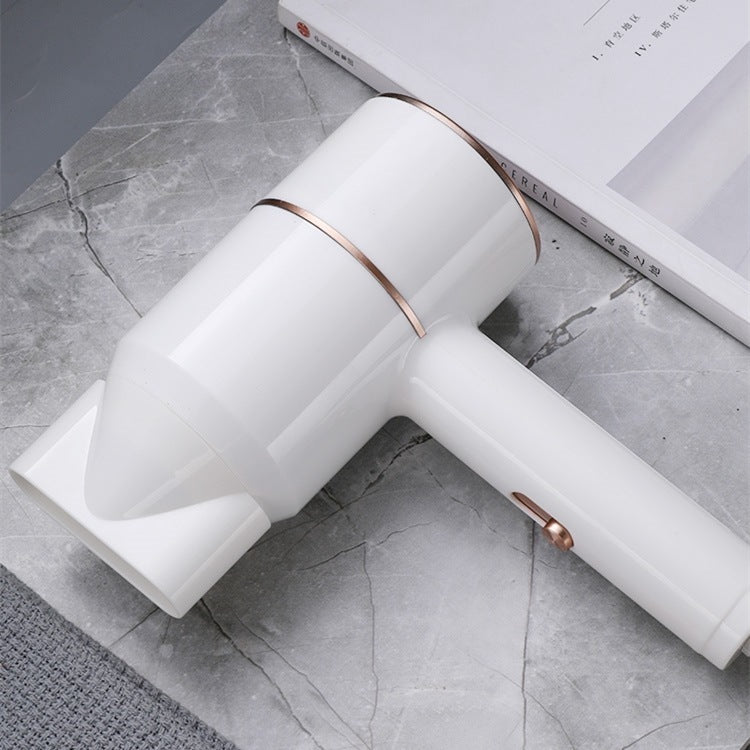 Mini-sèche-cheveux à ions négatifs avec air chaud et froid et protection contre la surchauffe