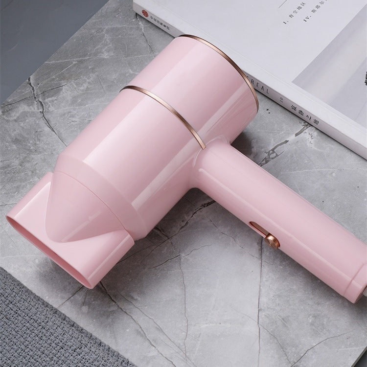 Mini-sèche-cheveux à ions négatifs avec air chaud et froid et protection contre la surchauffe
