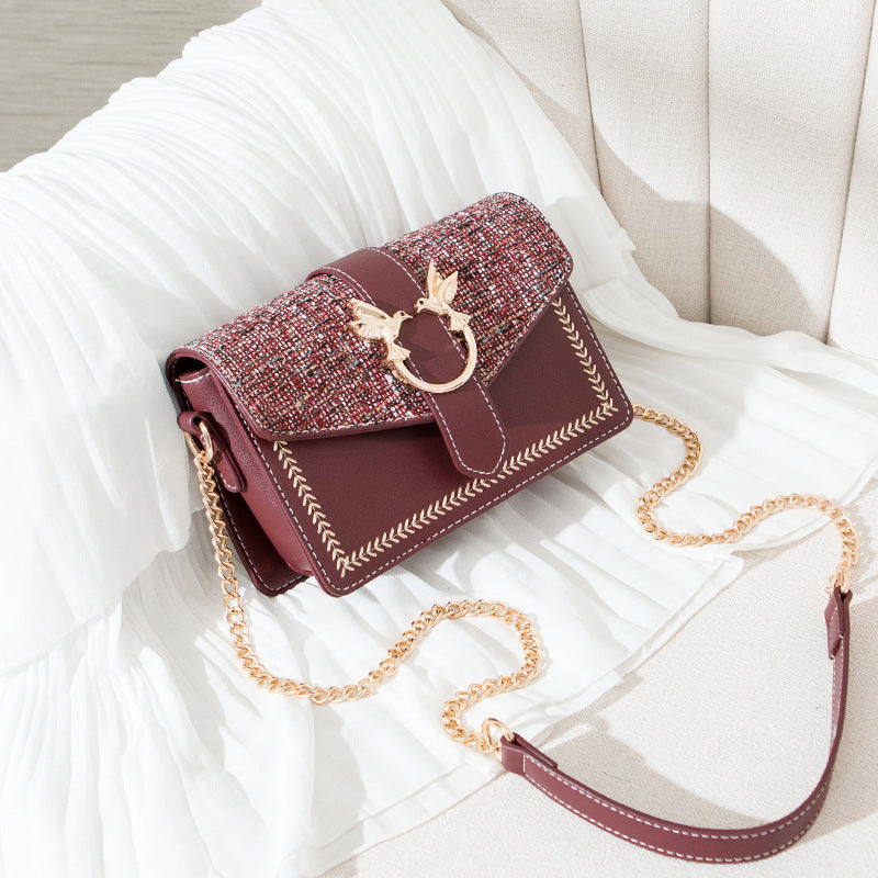 All-match Autumn And Winter Bag, Shoulder Bag, Shoulder Oblique Texture, Fashionable Small Ck