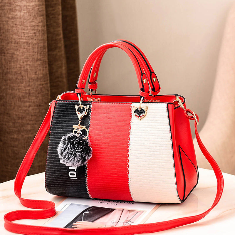 European & American Fashion Large PU Shoulder Handbag