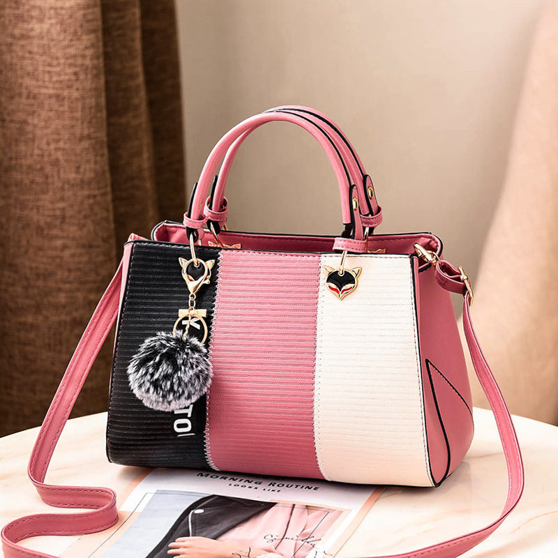 European & American Fashion Large PU Shoulder Handbag