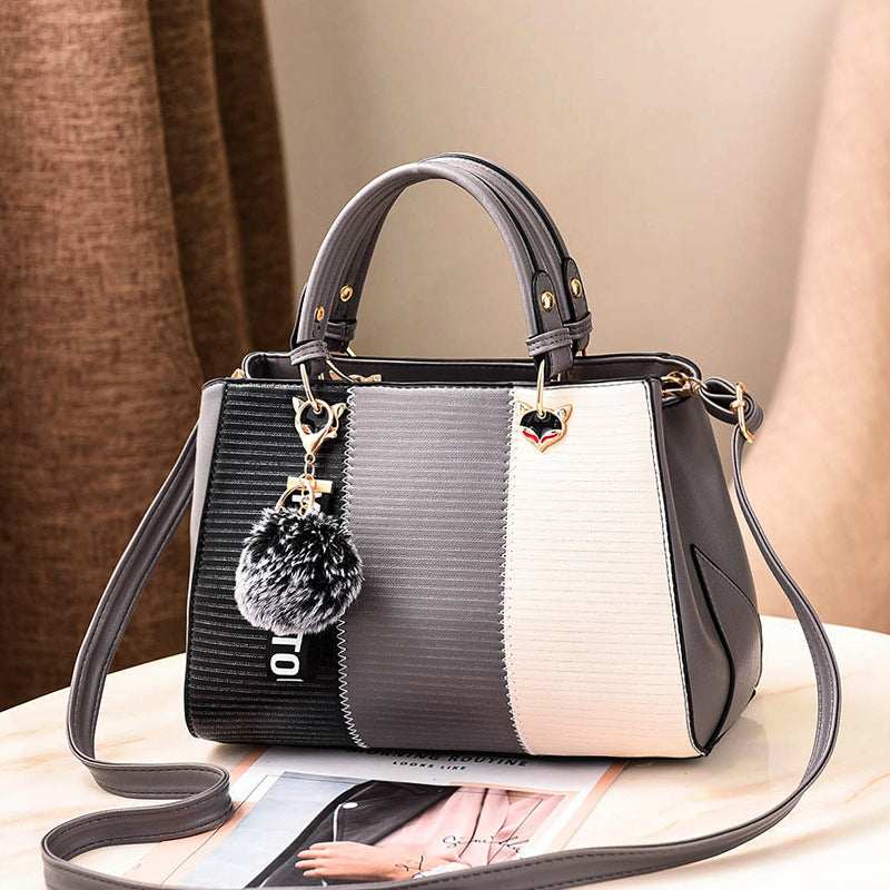 European & American Fashion Large PU Shoulder Handbag