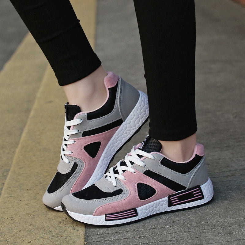 Chaussures de sport décontractées de course pour femmes à semelles épaisses