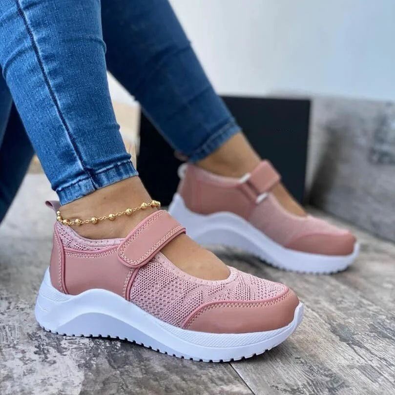 Baskets décontractées d'été en maille respirante pour femmes