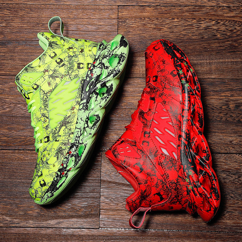 Chaussures de sport et de loisirs tendance à motif camouflage et à talon bas pour hommes