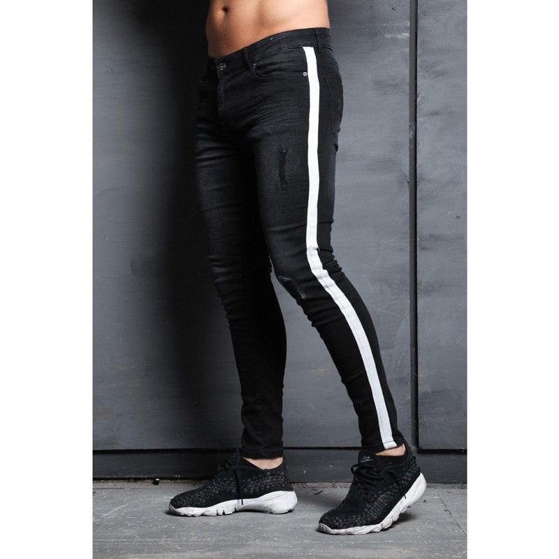 Wish Men’s New Fashion Knee Hole Jeans