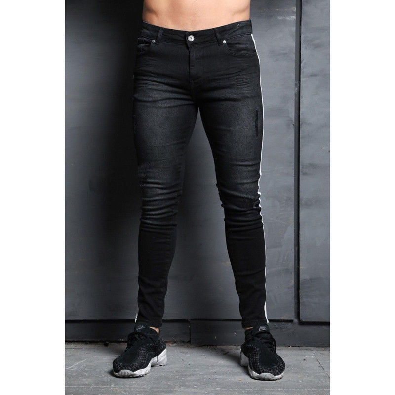 Wish Men’s New Fashion Knee Hole Jeans